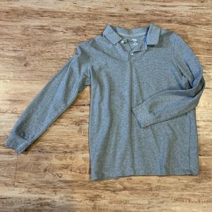 Boys Old Navy long sleeve polo size L (10-12)